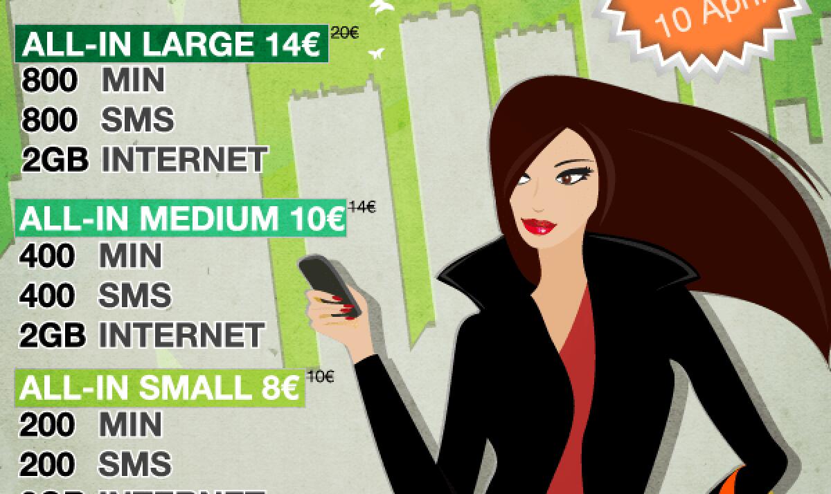 Passa a 3 entro il 10 Aprile: SMS, Voce, Internet da 8 euro al mese e 2GB internet inclusi - 