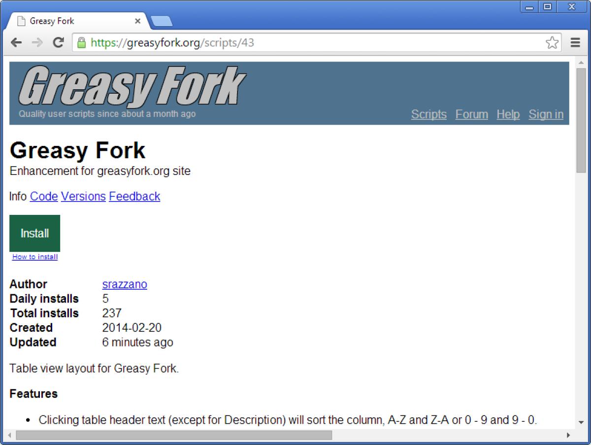 Greasy Fork: Ottima alternativa a UserScript creata dallo sviluppatore di UserStyles - 