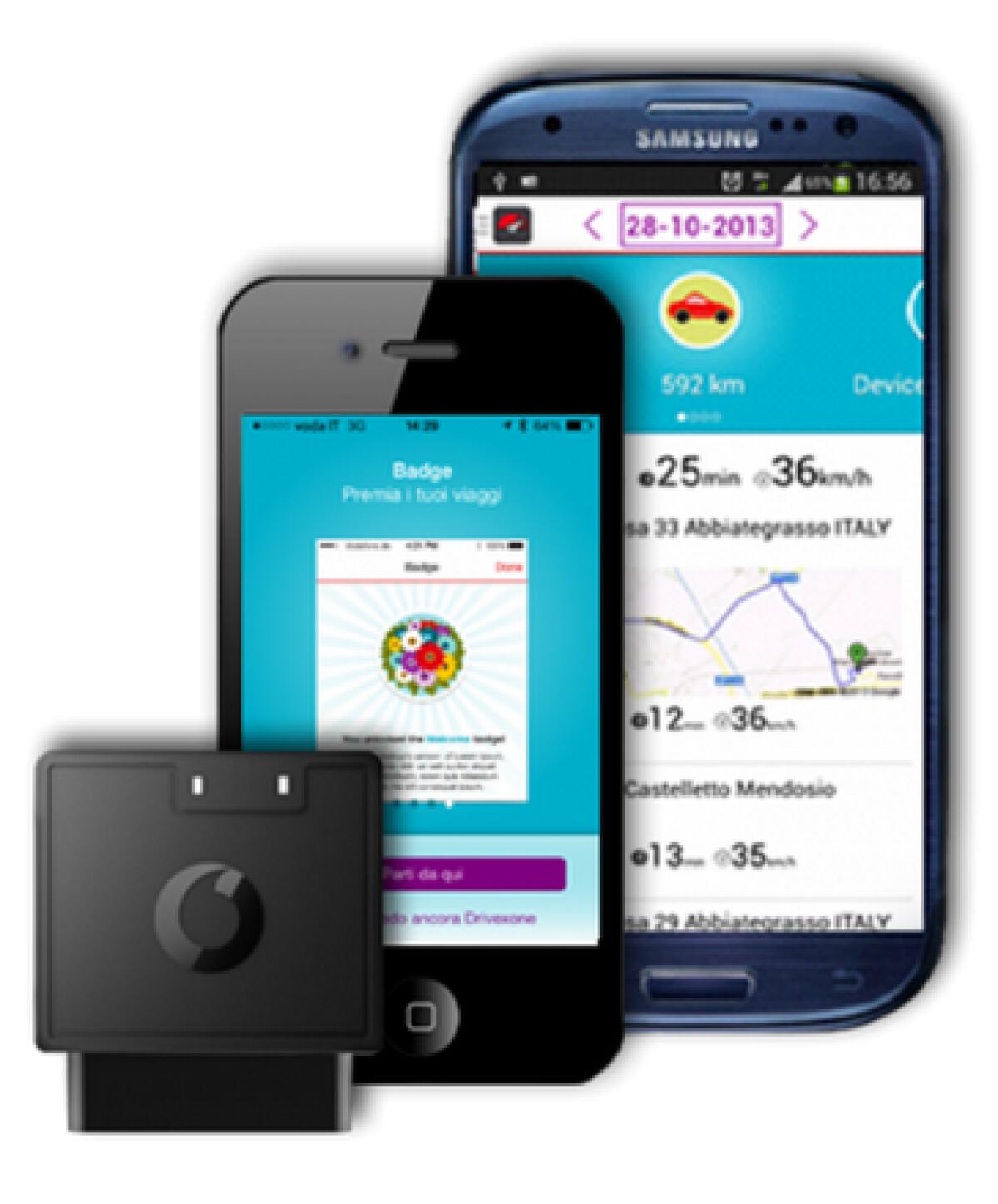 Drivexone di Vodafone: Il cruscotto della tua auto a portata di App! - 