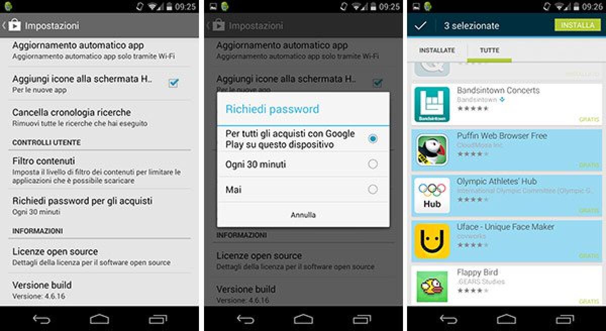 Download APK Google Play Store 4.6.16: Tante novità nell'ultimo aggiornamento dello Store Google - 