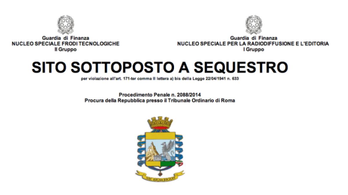 Molti dei siti di streaming chiusi dalla Guardia di Finanza riaprono i battenti con un nuovo indirizzo - 