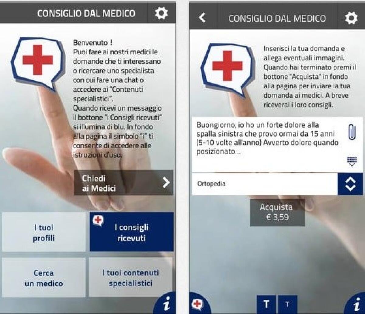 “Consiglio dal Medico”: chiedi consigli sulla salute a un medico vero da iPhone, iPod e iPad - 