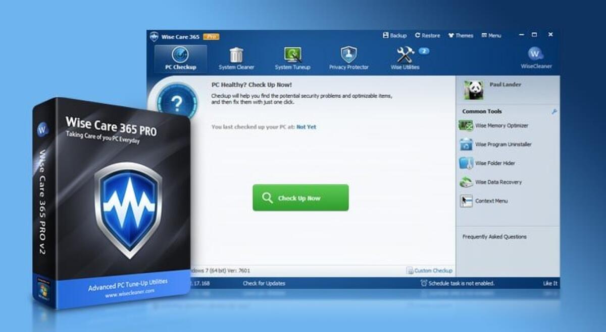 Wise Care 365 Pro con Licenza Gratis: Velocizzare Windows e aumentare la sicurezza del vostro PC - 