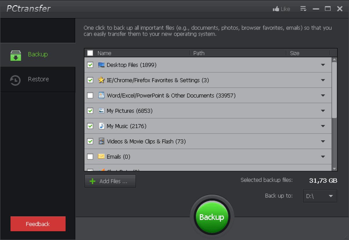 Passare da Windows XP a Windows 7 con IObit PCtransfer - 