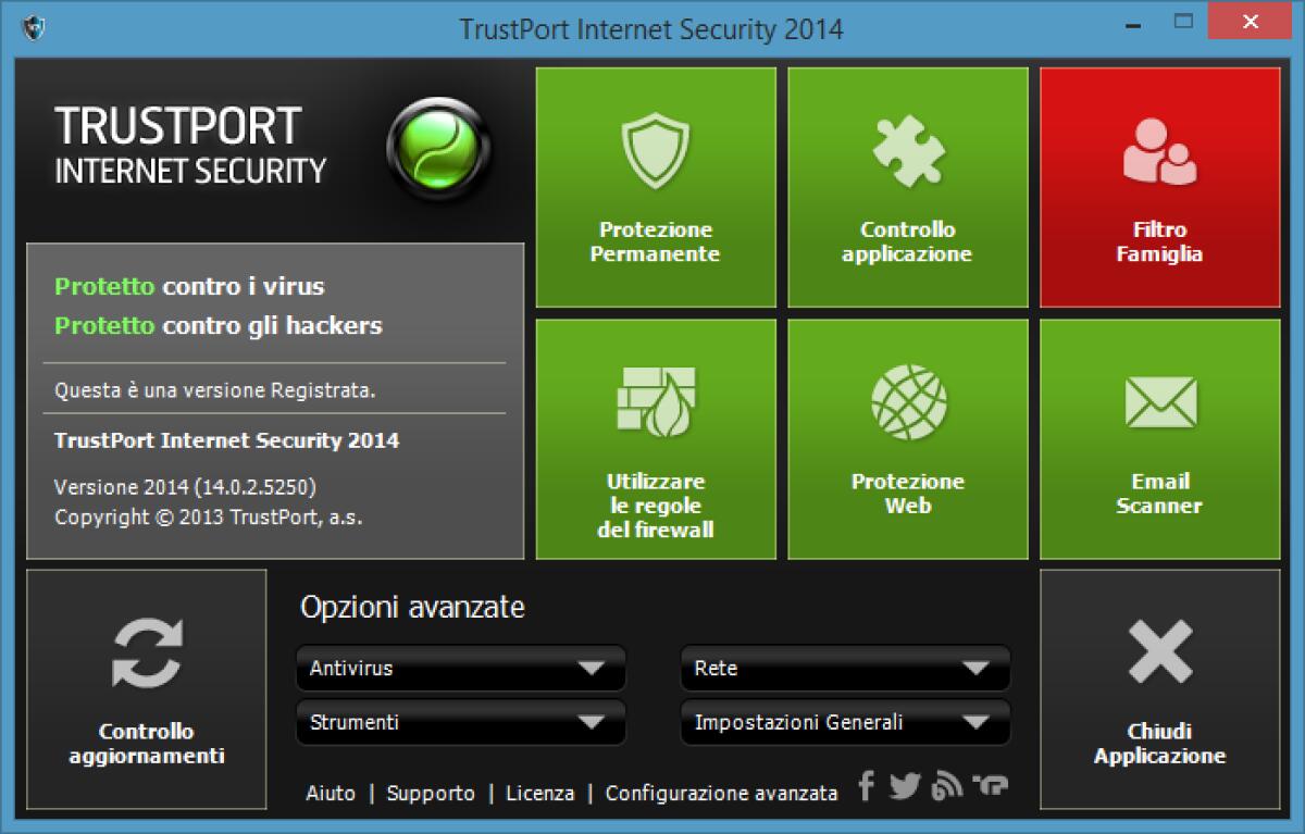 TrustPort Internet Security 2014 Gratis: Ottima Suite di Sicurezza AntiVirus, Firewall ed Internet Security [Windows App] - 