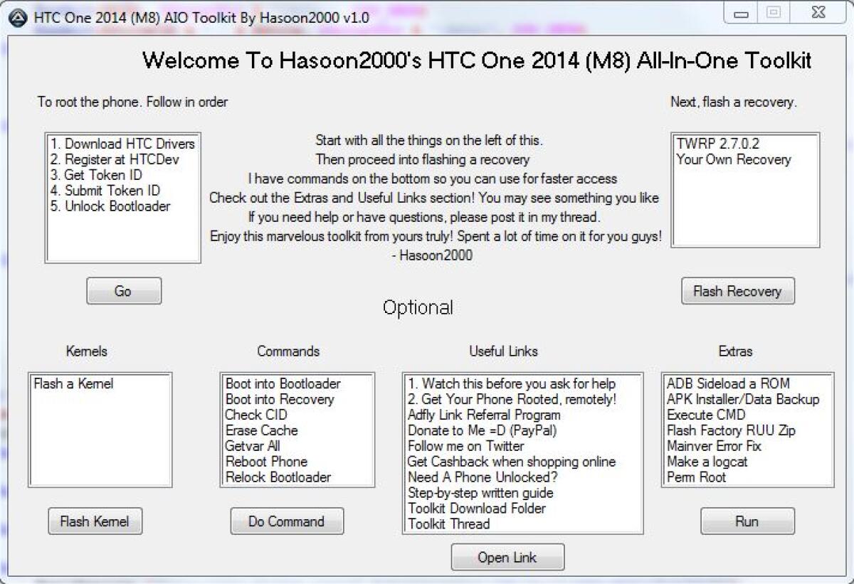 All-In-One Toolkit 1.0: Come ottenere i permessi di ROOT permanenti su HTC One (M8) e altri modelli - 