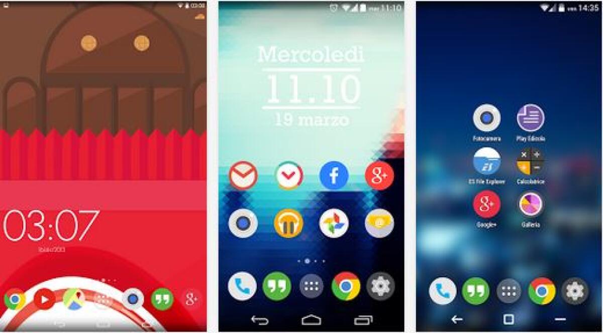 Migliori Temi e Icon Pack per Android: FlatDroid (Nova Apex Go Theme) - 