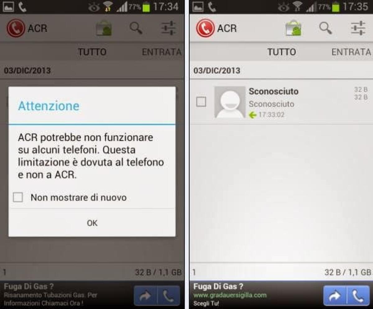 Miglior Programma per registrare chiamate su Android: Registratore di chiamate - ACR - 