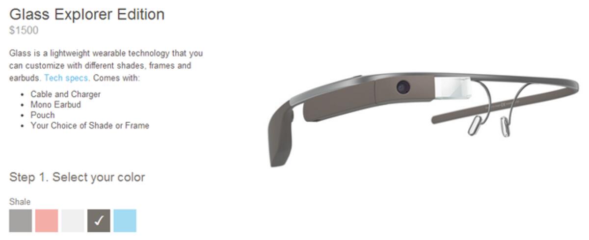 Da oggi tutti possono comprare i Google Glass, ma solo negli USA e pagando 1500 dollari - 