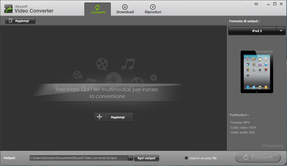 Skysoft Video Converter Gratis: Convertire Video in tantissimi formati su Windows e MAC - 