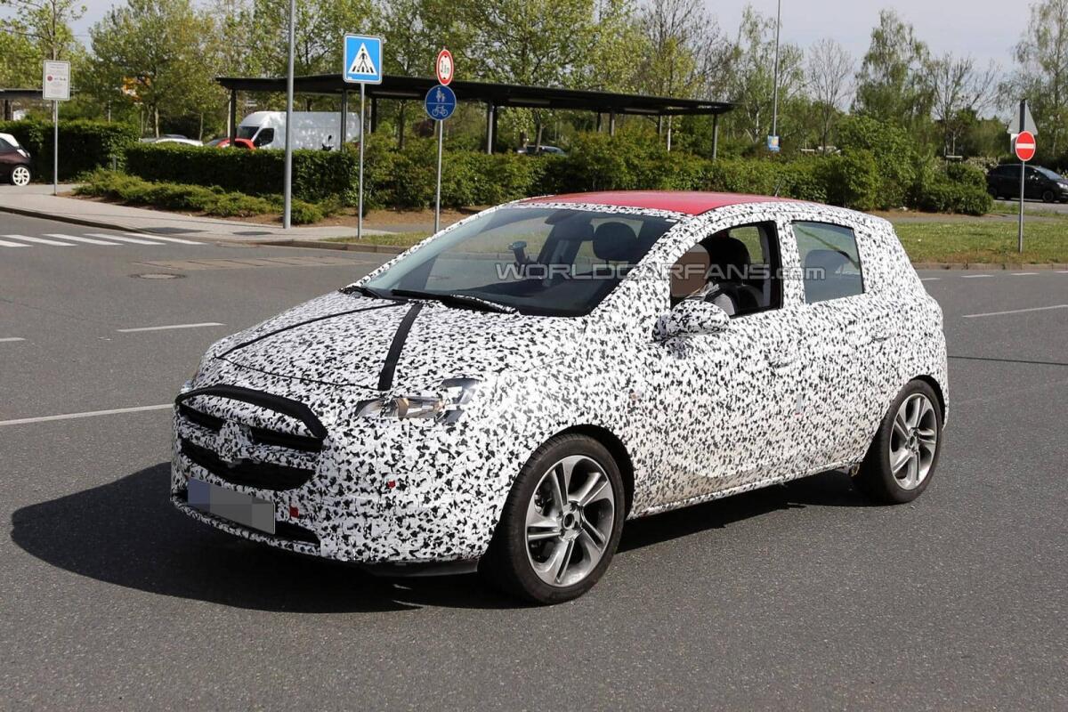 [Spy Foto] New Opel Corsa 2015: Eccola circolare su strada! - 