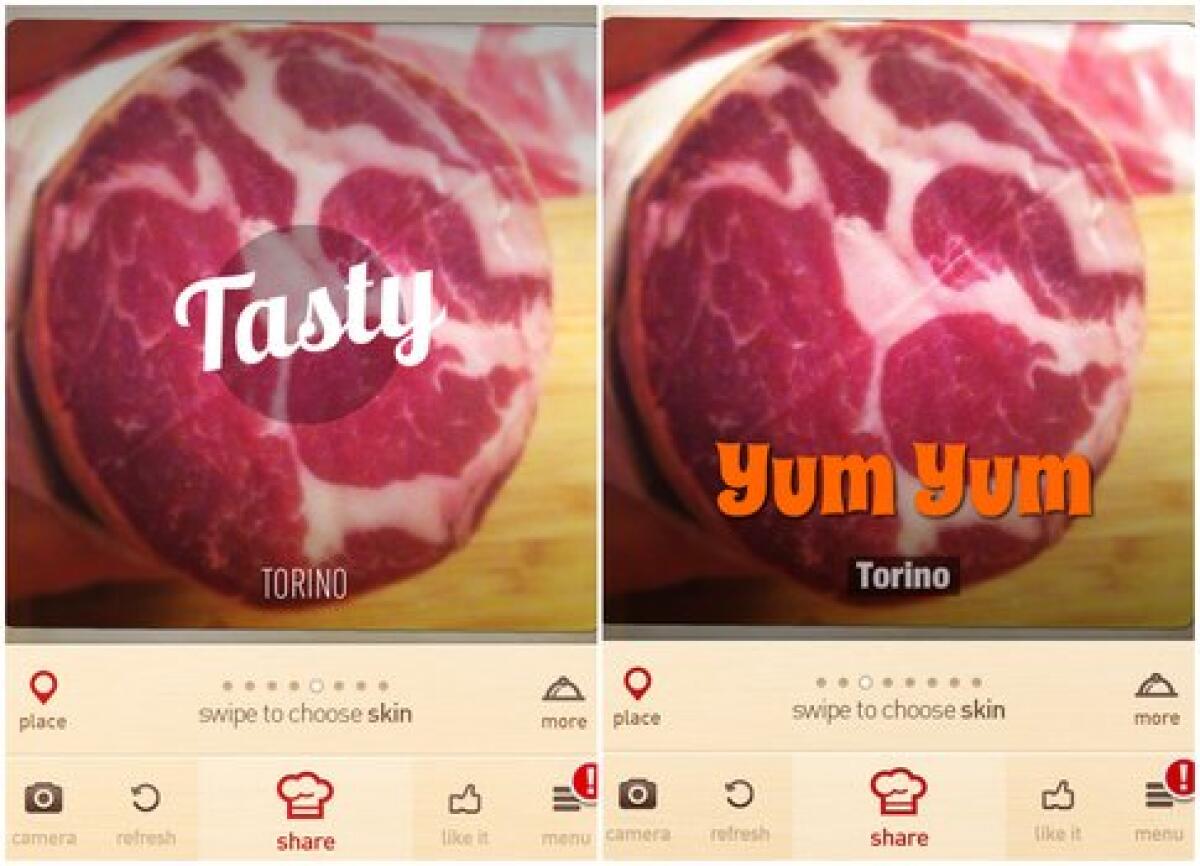 Condividi le foto del cibo su Intagram con InstaFood PRO 2.0.1  - 