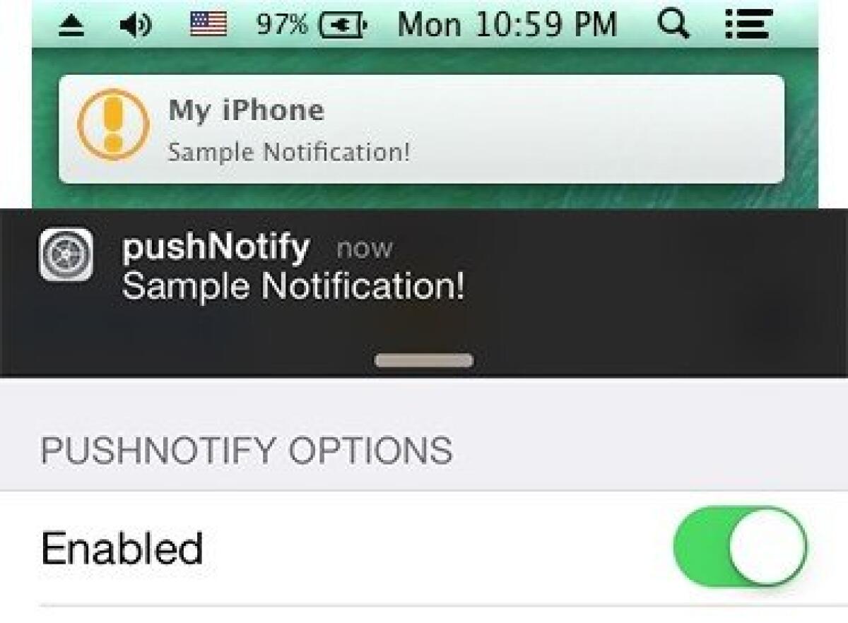 Ricevere le notifiche push dell’iPhone direttamente sul Mac con pushNotify - 