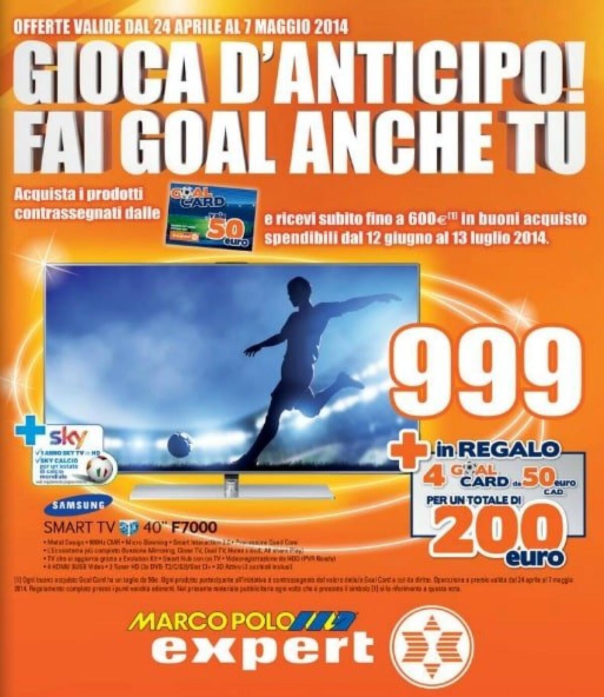 [Download Volantino MarcoPolo] Da Expert arriva l'HTC One (M8) e tanti buoni spesa in regalo - 