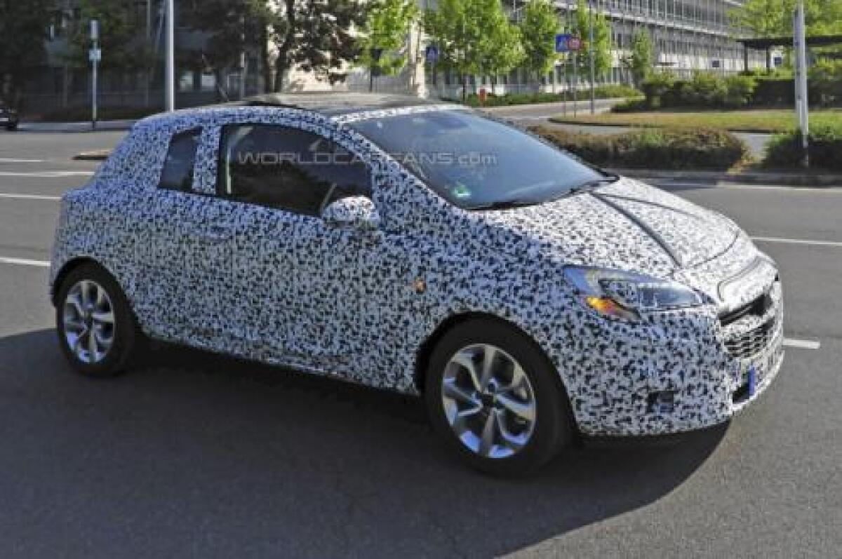 [Spy Foto] New Opel Corsa 2015: Eccola anche in versione 3 porte! - 