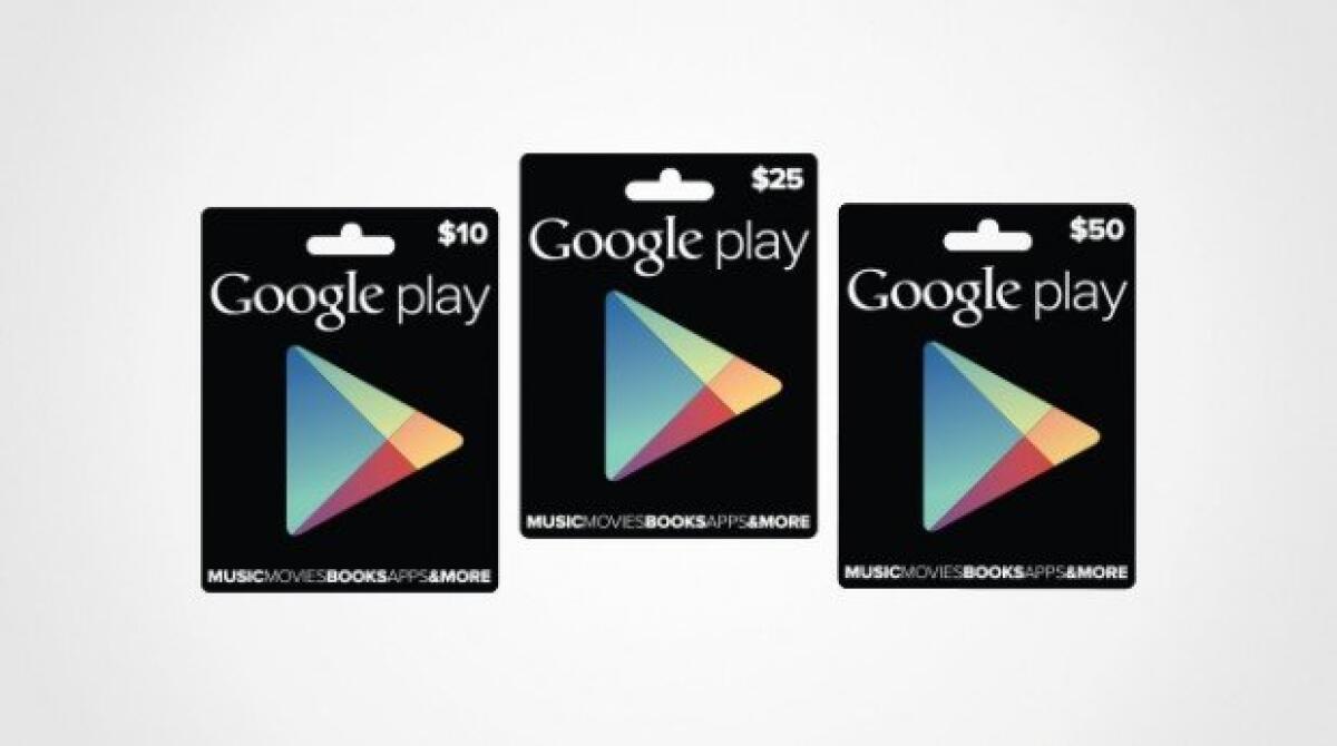 Dove comprare le Carte regalo Google per il Play Store?  - 