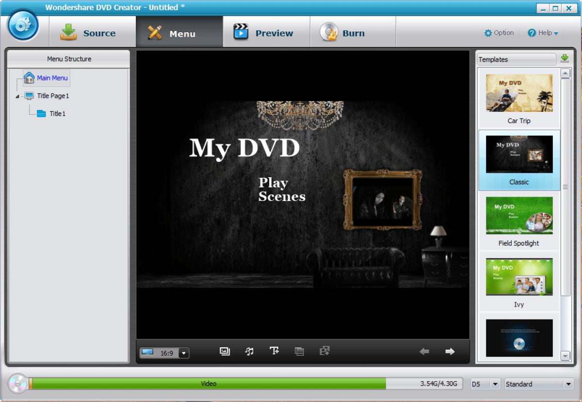 Wondershare DVD Creator Gratis: Creare DVD con Menù su Windows - 