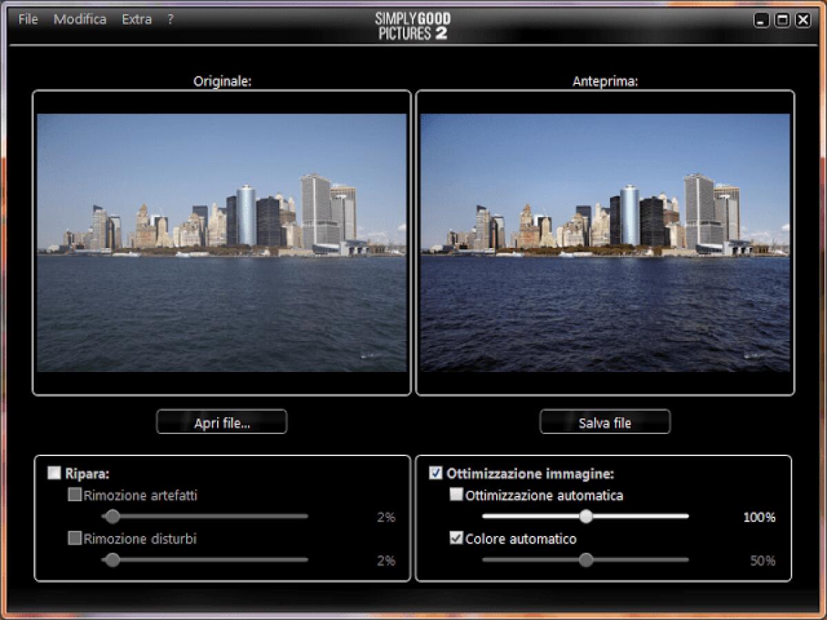 Simply Good Pictures 2 gratis: Migliora le vostre foto in automatico su Windows - 
