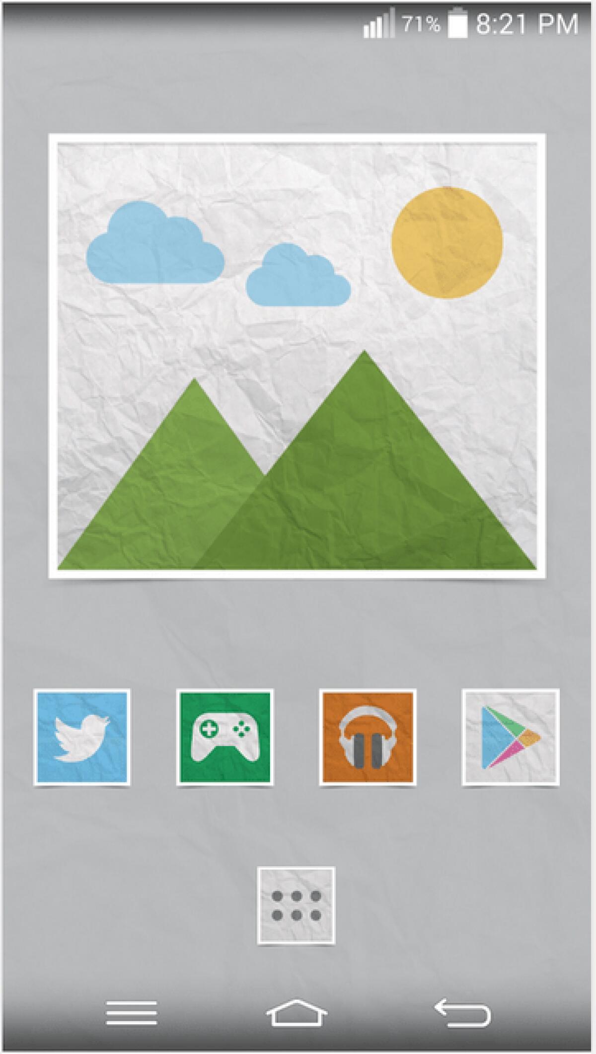 Migliori Temi e Icon Pack per Android: Paper Apex Nova Theme v1.3 (Nova Apex Go Theme) - 