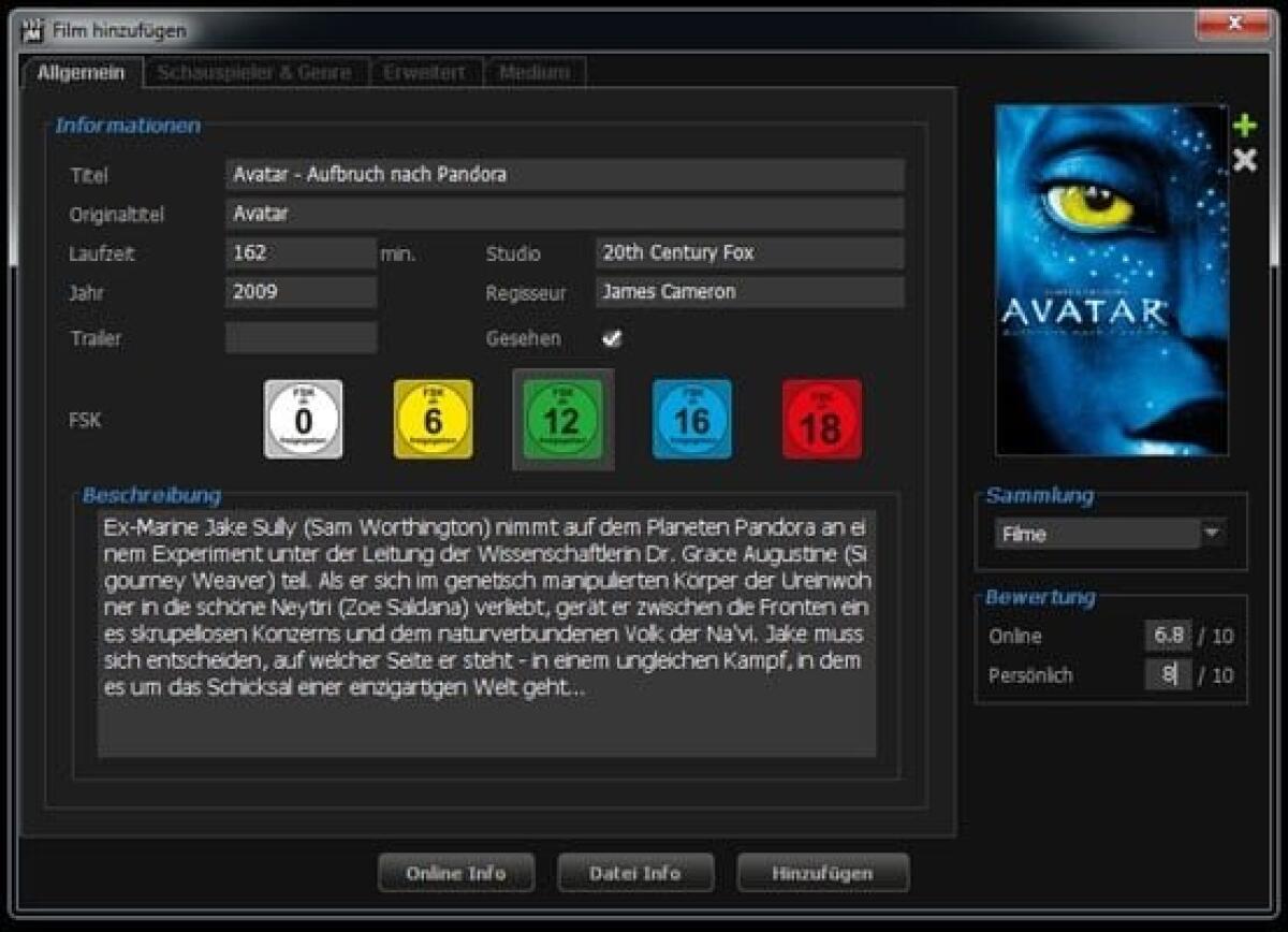 jMovieManager: Il Miglior programma per catalogare Film su Windows, MAC e Linux - 