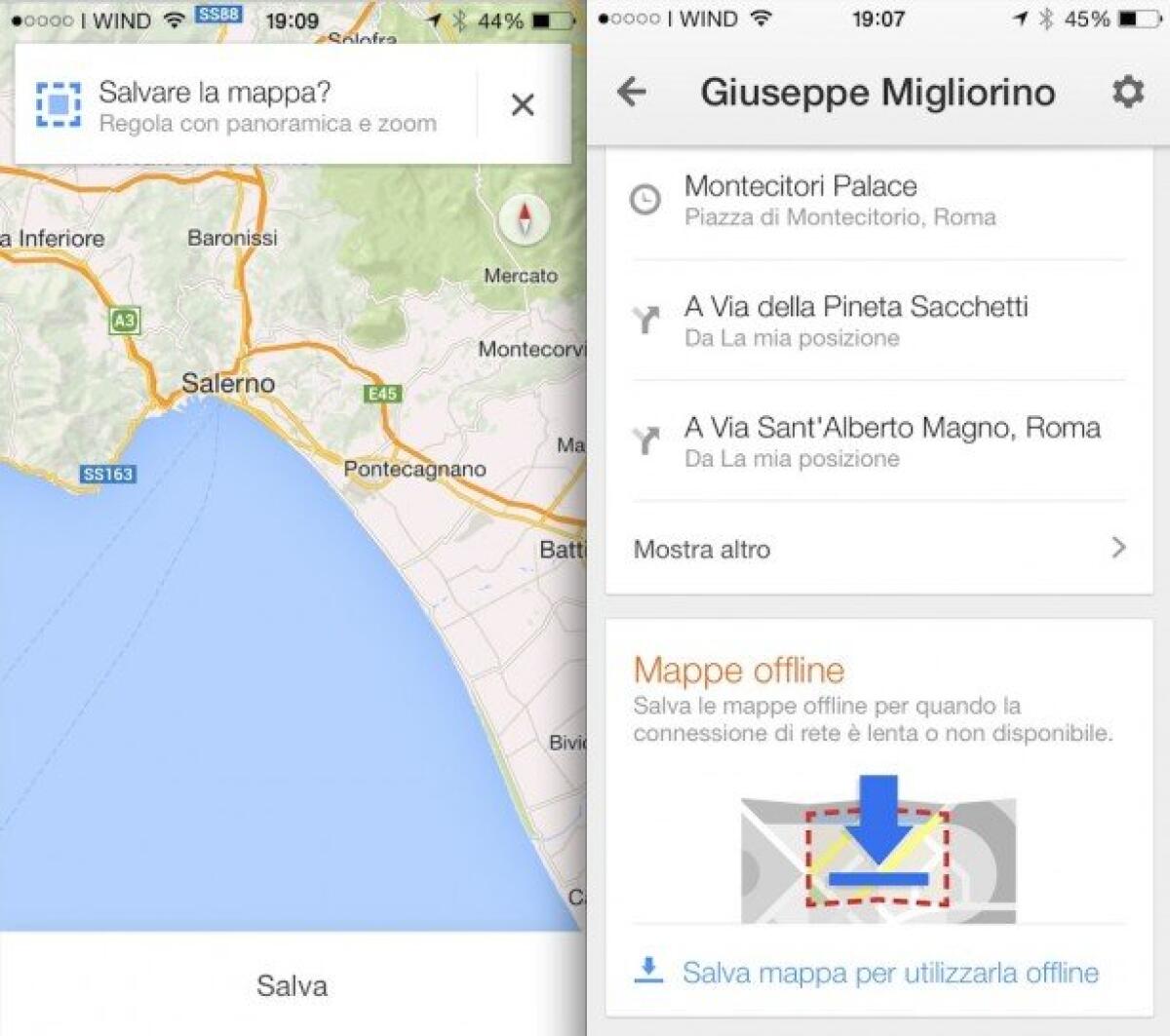 Salvare le Mappe di Google Maps Offline su iPhone, iPod e iPad: ecco la guida - 