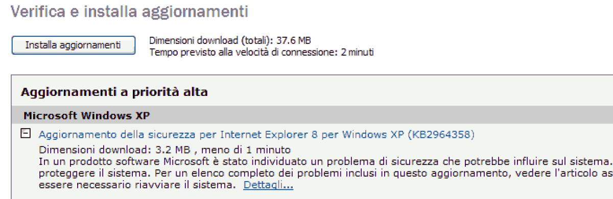 Grave falla di sicurezza in Internet Explorer: scaricate subito l'aggiornamento di Microsoft - 
