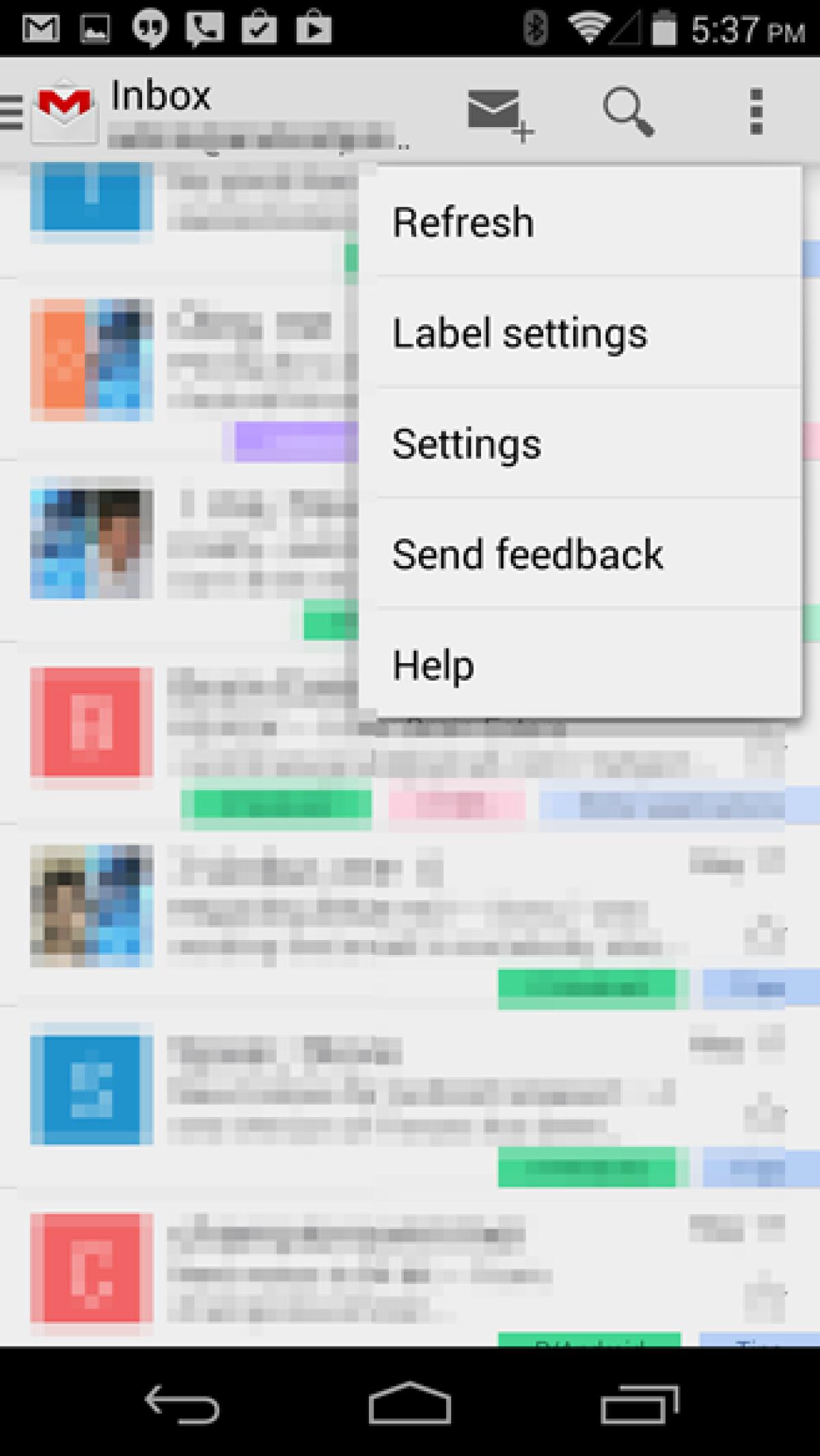 GMail si Aggiorna su Android: Ecco tutte le novità - 