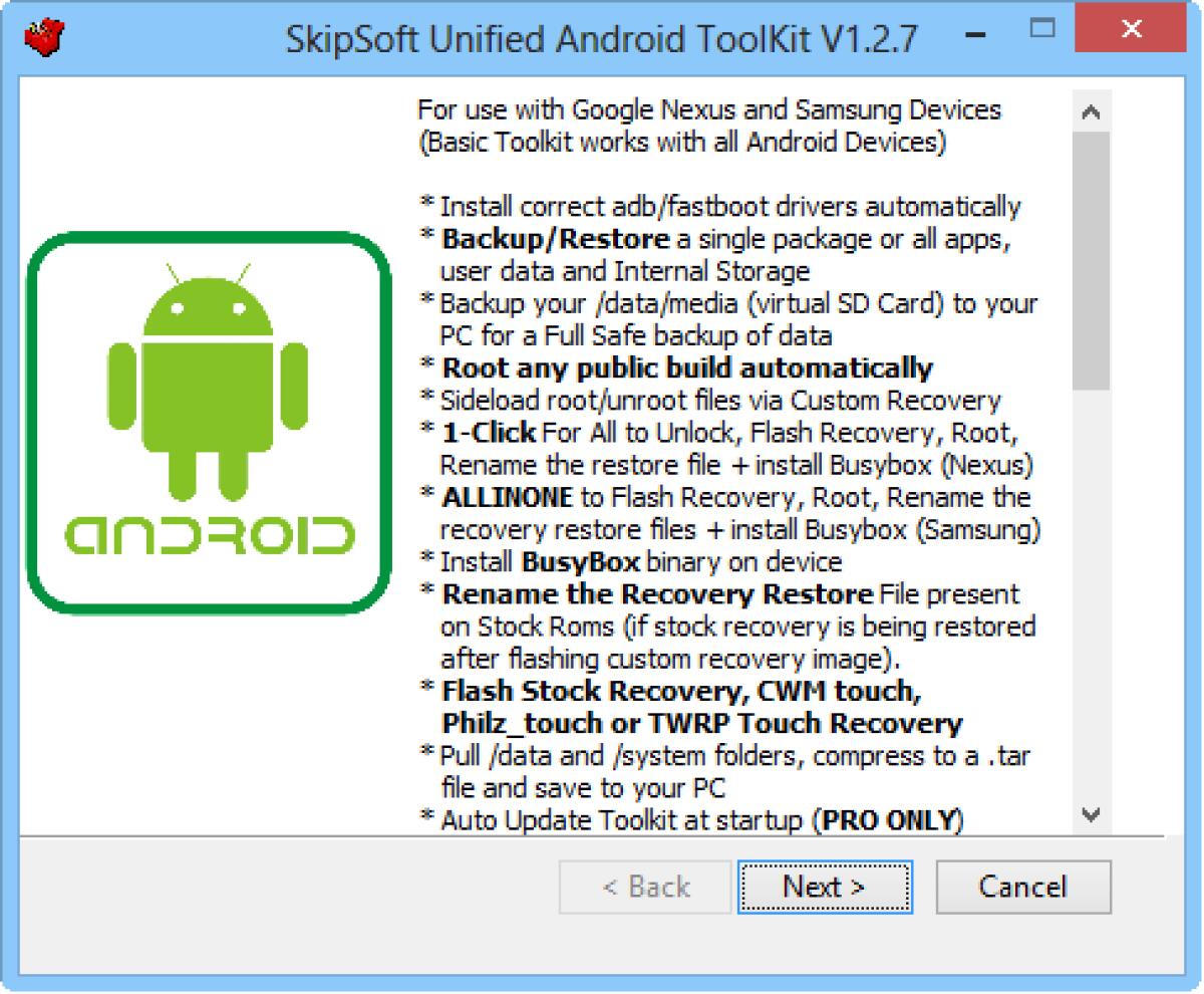Guida Root e Recovery Samsung Galaxy S5 con Unified Android Toolkit - 