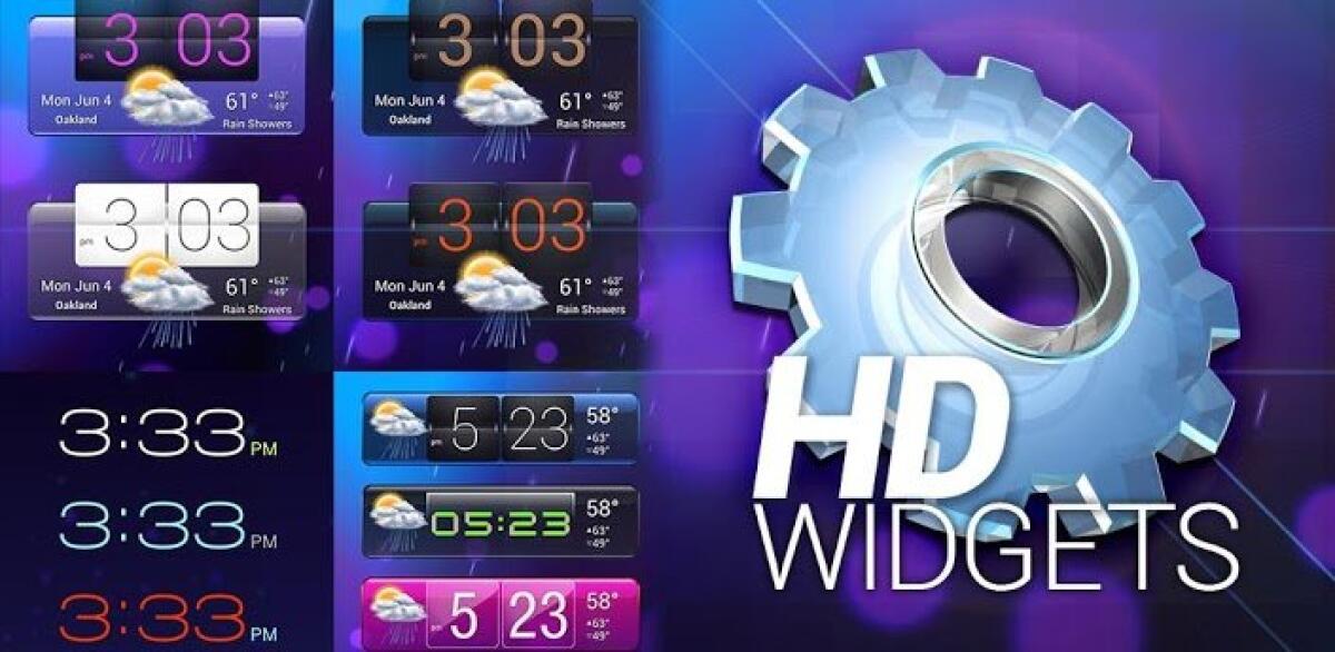 HD Widgets 4 finalmente disponibile sul Play Store, tanti widget in alta definizione per Android - 