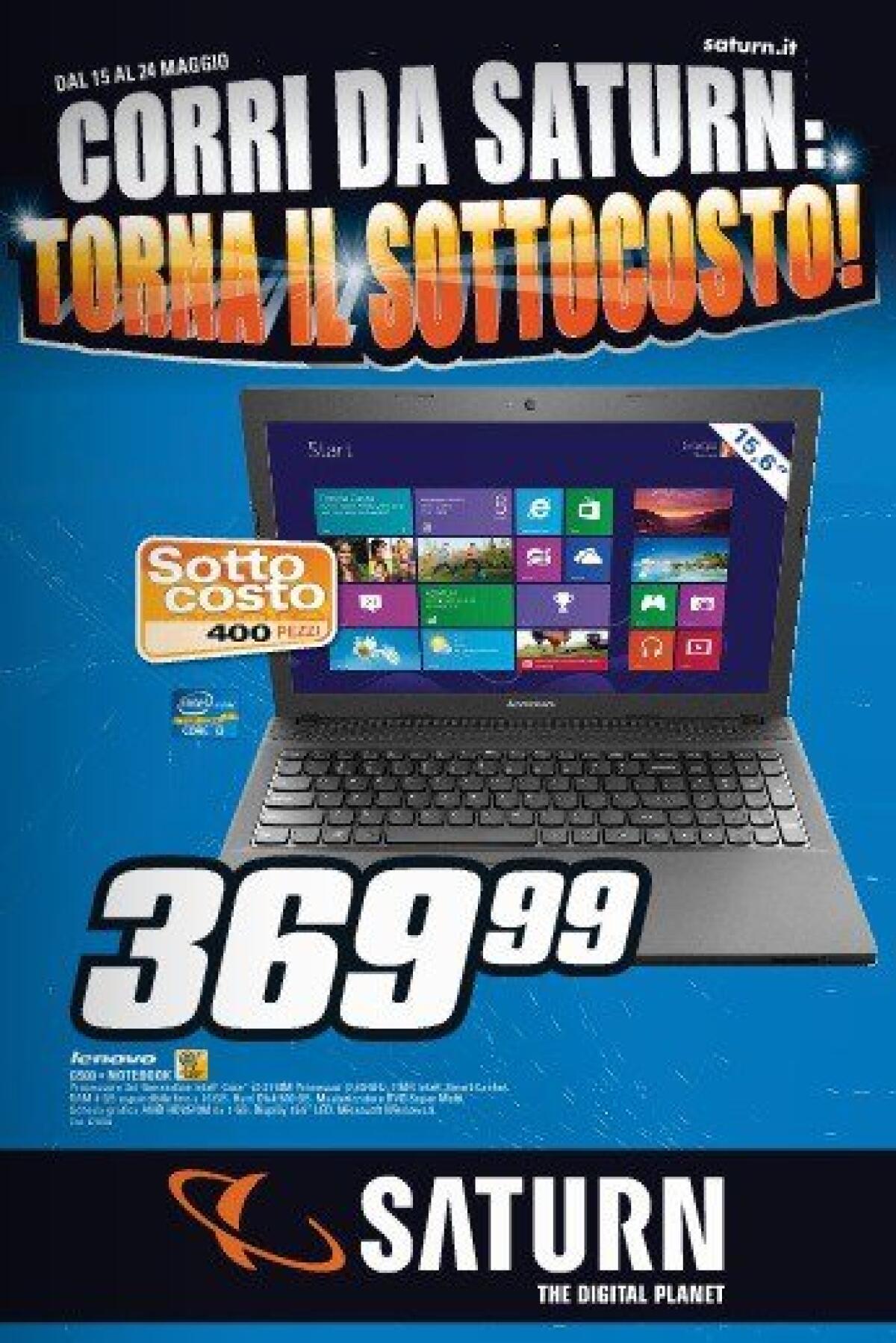 Sottocosto da Saturn con tantissime offerte a prezzi interessantissimi nell'ultimo volantino - 