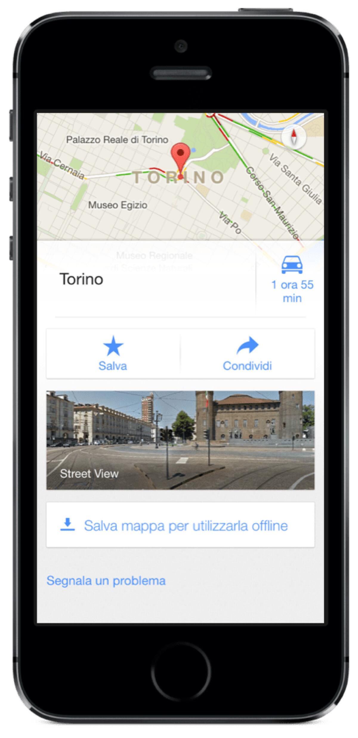 Salvare e scaricare mappe offline in Google Maps per iPhone - 