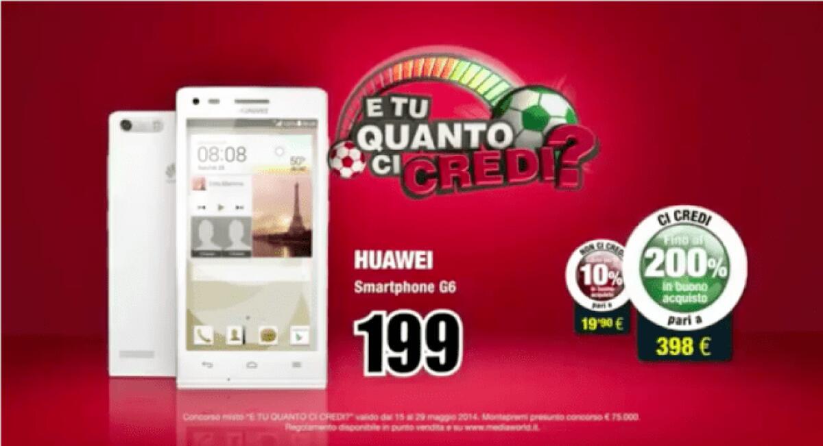 MediaWorld lancia il nuovo concorso per i Mondiali 2014. Tu ci credi? Ecco come funziona - 