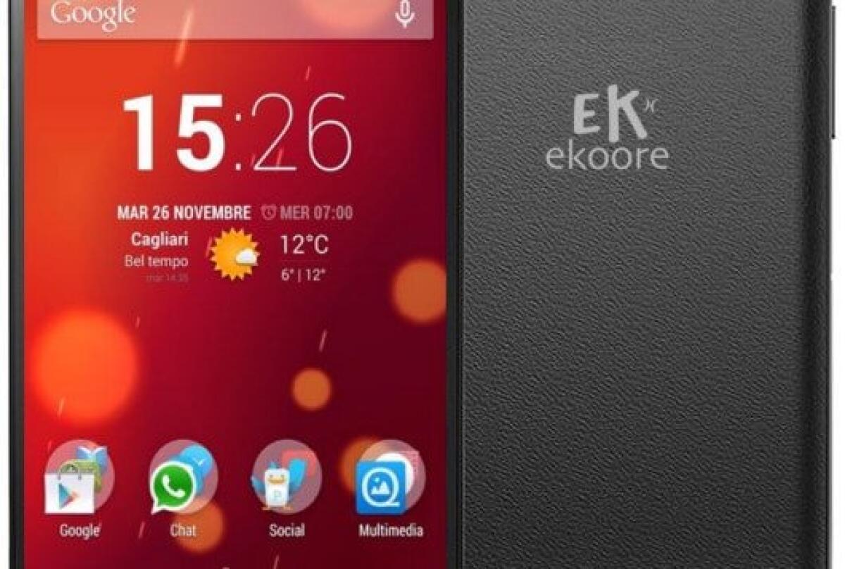 Ekoore Ocean: smartphone Android con chipOctaCore e display da 5.5, 5 e 4.7 pollici - 