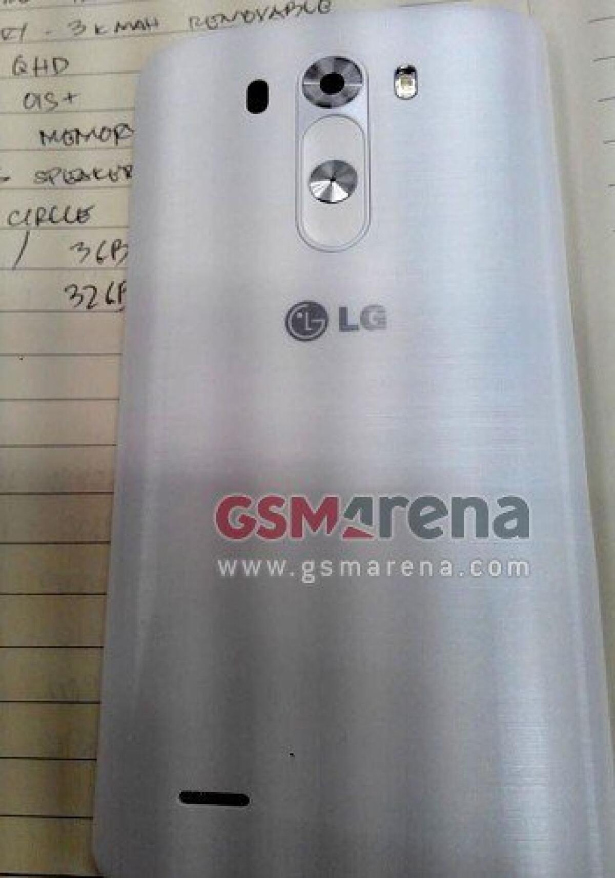 LG G3: Scheda Tecnica e nuova foto da vicino - 