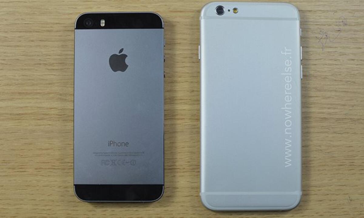 Confronto dimensioni tra iPhone 6 e iPhone 5S - 