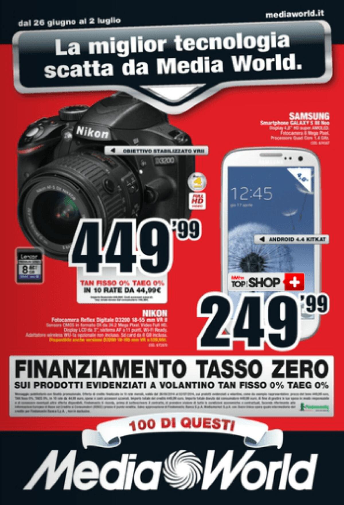 Ultimo Volantino Media World con tantissime offerte da prendere al volo - 