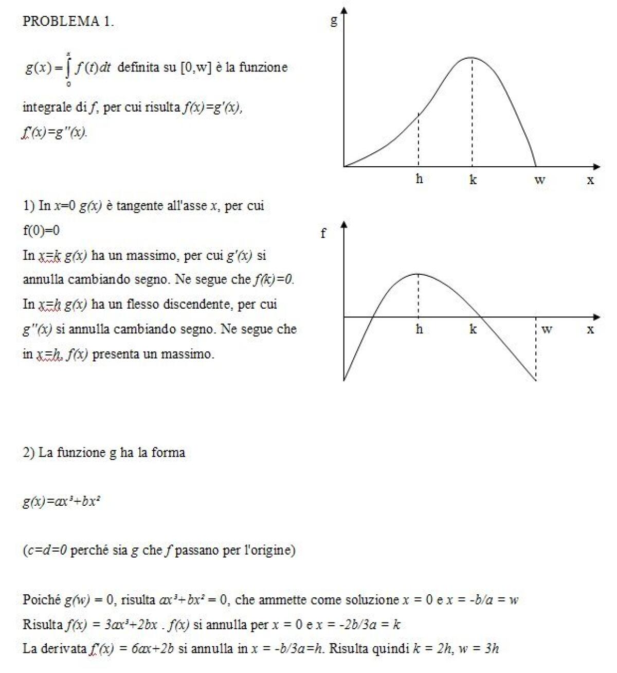Esame di Maturità 2014: soluzione completa del compito di matematica - 