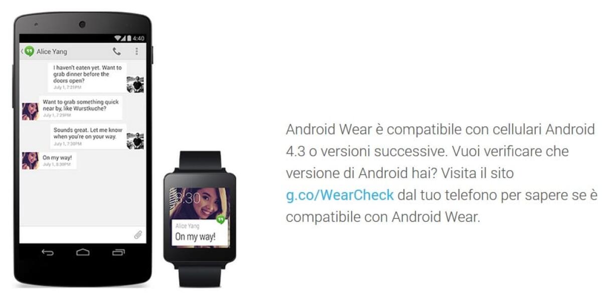 Il mio smartphone Android è compatibile con gli smartwatch Android Wear? - 