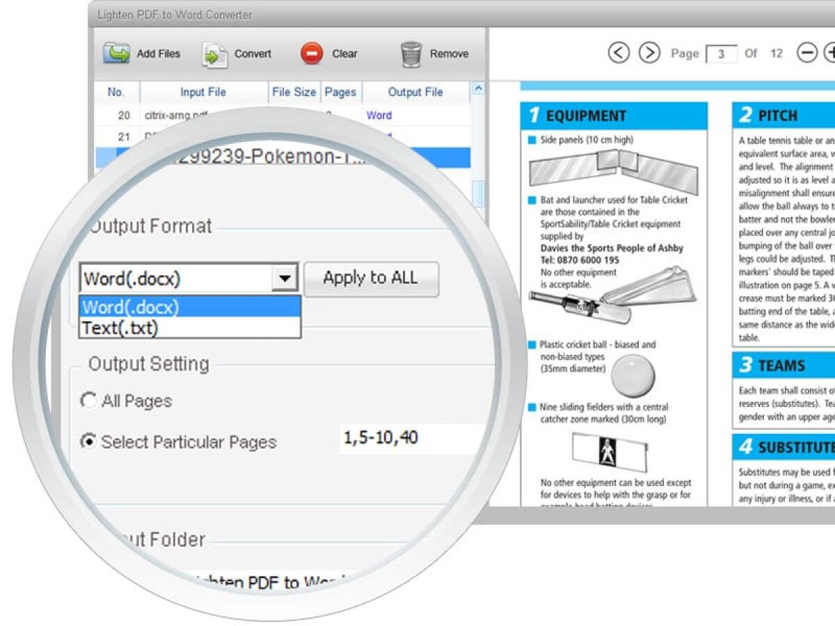 Convertire File PDF in Word facilmente con PDF to Word Converter 3.2.0 Gratis per Windows - 