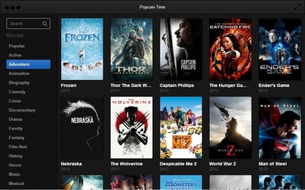 Importante aggiornamento per Popcorn Time: tra le novità VPN, supporto Android e Chromecast - 