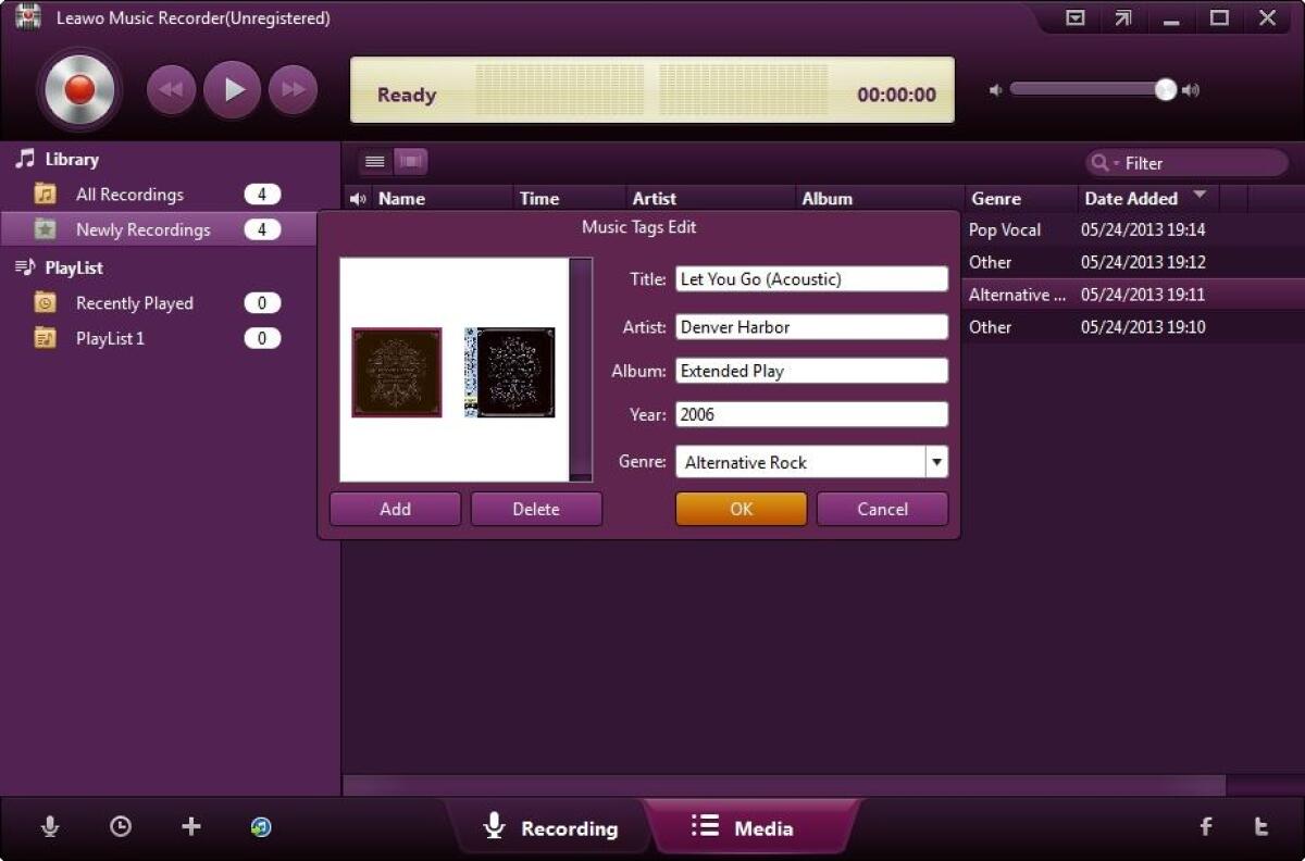 Come registrare audio dal PC da qualsiasi sorgente con Leawo Music Recorder 1.1 Gratis per Windows - 