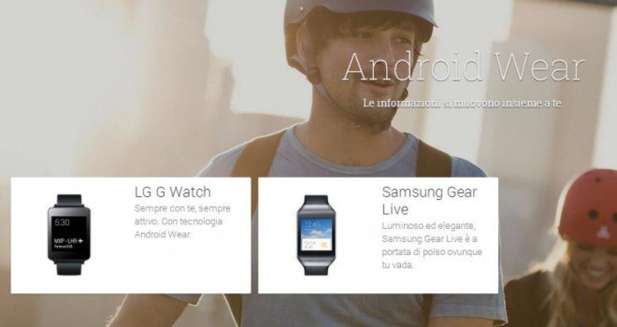 Gli smartwatch LG G Watch e Samsung Gear Live sono già disponibili in Italia a 199 euro - 