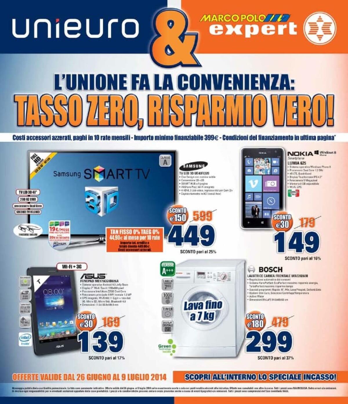 Super Volantino Unieuro-MarcoPolo con tanti sconti [Sfoglia Volantini] - 