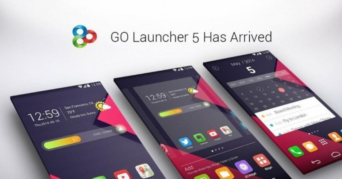 Disponibile Go Launcher EX 5: Uno dei migliori launcher per Android si aggiorna e cambia grafica - 