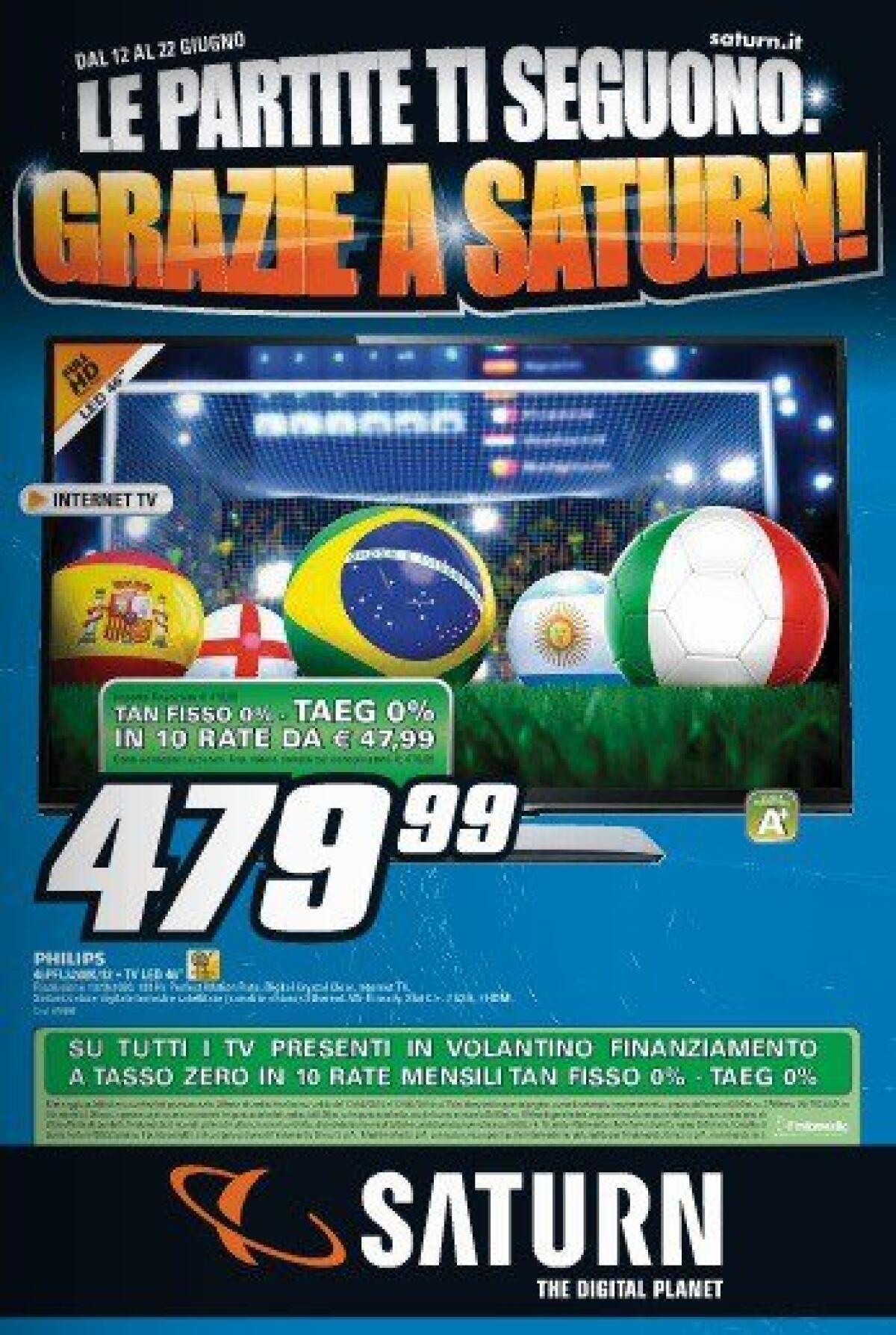 Sfoglia l'Ultimo Volantino Saturn con tantissimi Super Sconti sulle TV - 