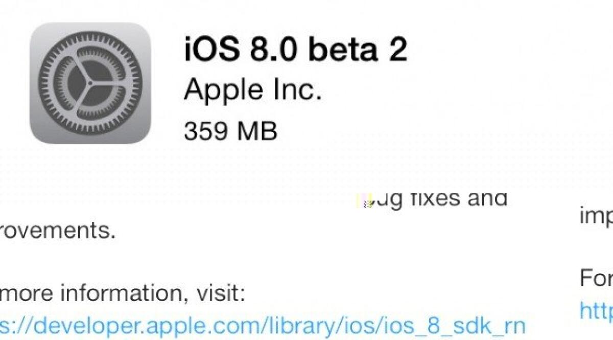Quali sono le novità di iOS 8 Beta 2 per iPhone, iPod e iPad? - 