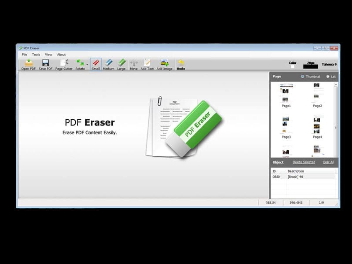 Cancellare e Rimuovere Testo, Immagini, Loghi dai PDF con PDF Eraser Pro per Windows - 
