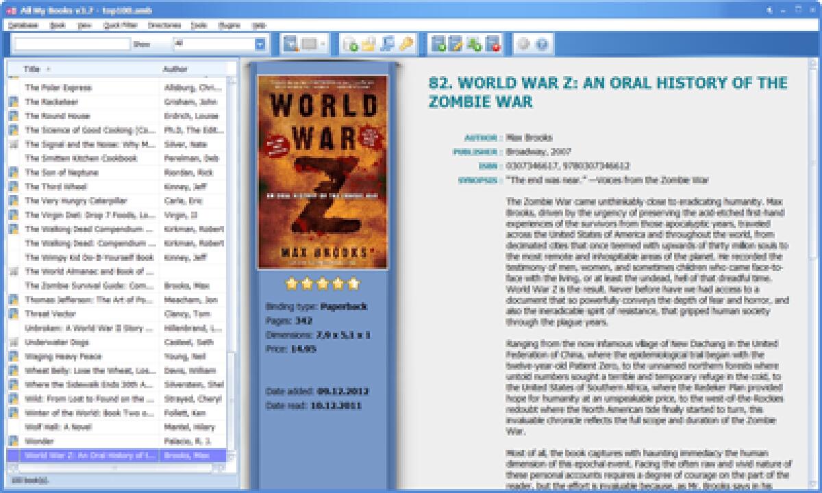 Organizzare la vostra raccolta di eBook con All My Books 3.9 Gratis - 