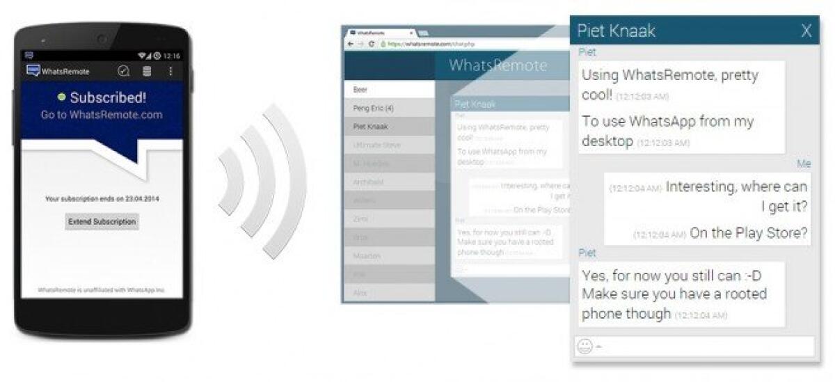 Come usare WhatsApp su PC Windows con WhatsRemote - 