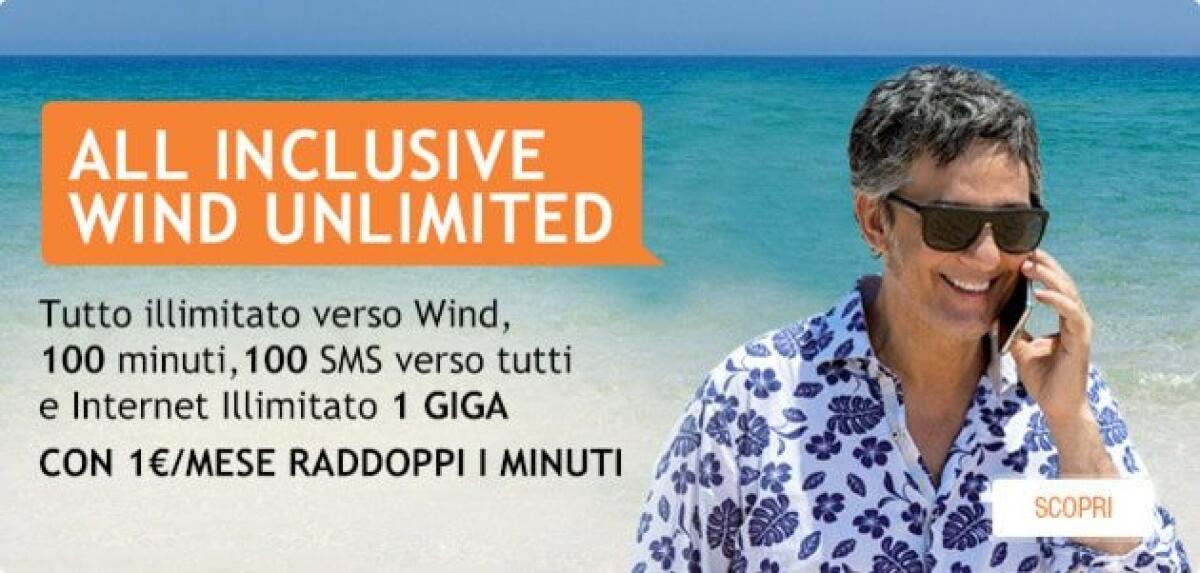 Nuove Tariffe Wind con All Inclusive Wind Unlimited Special Edition - 